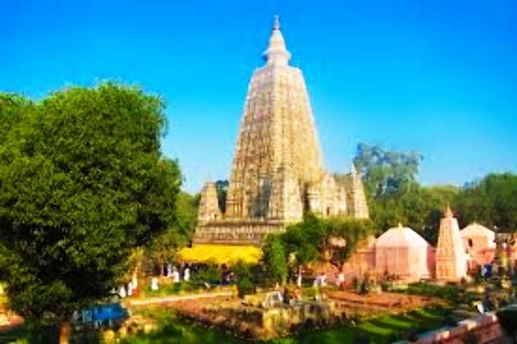 The Mahabodhi Temple, Bodhgaya, Bihar, India 
